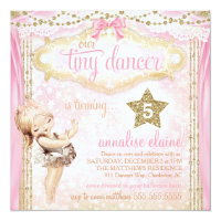 GC Magical Vintage Tiny Dancer Ballerina Card