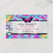 GC | Mon Trésor Turquoise Pink Business Card (Back)
