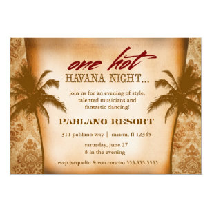 Havana Invitations Zazzle