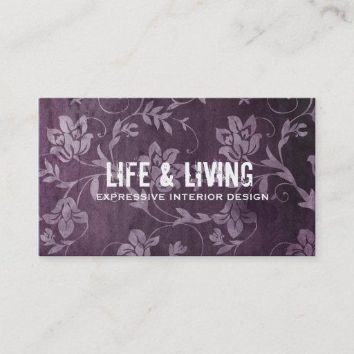 Customizable GC | Passionately Purple Business Card