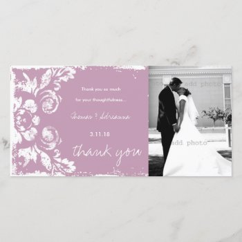 Gc | Pink Vintage Damask Thank You by TheGreekCookie at Zazzle