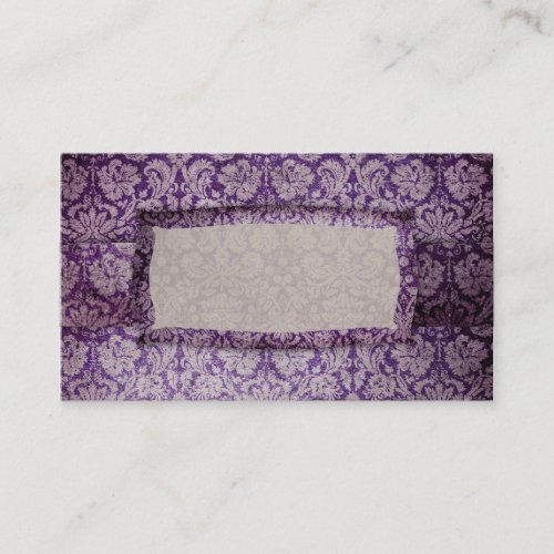 GC | Purple Rapture Place Card Business Cards