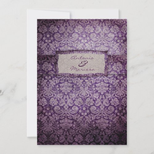 GC | Purple Rapture Vintage Invitation