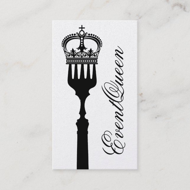 GC Queen Fork Business Card (Front)