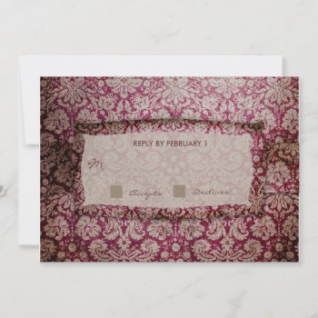 Gc | Red Rapture Vintage Rsvp by TheGreekCookie at Zazzle