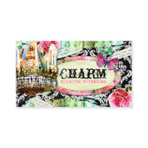 GC Shabby Vintage Charm Black Damask
