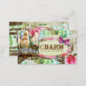 GC | Shabby Vintage Charm Chipped Paint Business Card (Front/Back)