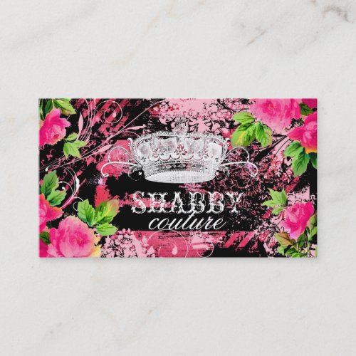GC Shabby Wild Garden Tiara Business Cards