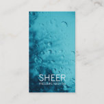 Gc Sheer Water Blue Business Card at Zazzle