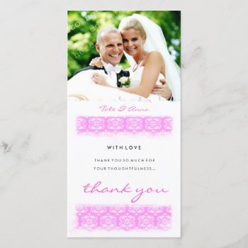 Gc | Sweet Pink Print Thank You by TheGreekCookie at Zazzle