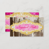 GC Tainted Pink Chipped Paint Business Card (Front/Back)