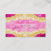 GC Tainted Pink Chipped Paint Business Card (Back)