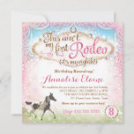 Gc This Ain&#39;t My First Rodeo 8th Birthday Invitation at Zazzle