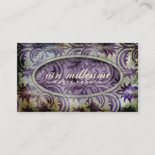 GC | Vin Millésimé | Purple Business Cards