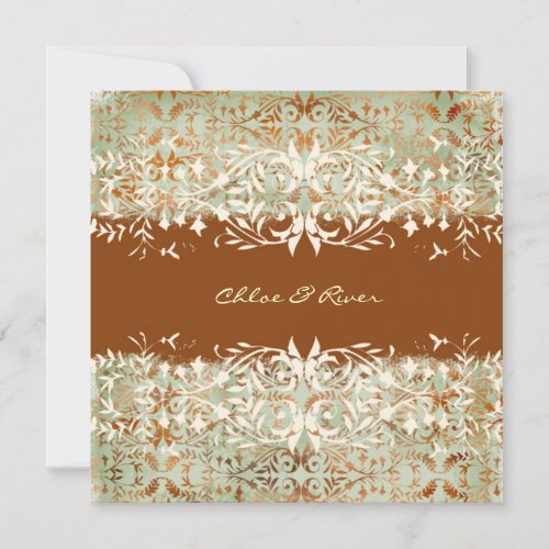 GC | Vintage Melon - Burnt Orange Custom Invites