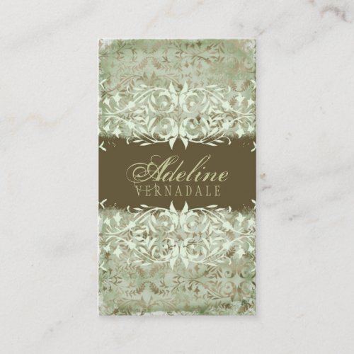 GC | Vintage Melon Sage Business Card Template