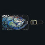 GCG Boca Grande Blue Tarpon Head Luggage Tag<br><div class="desc">Our beautiful blue silver king! Tarpon are the signature fish in Boca Grande Pass - the Tarpon Fishing Capital of the World!</div>