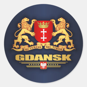 Gdansk COA Classic Round Sticker