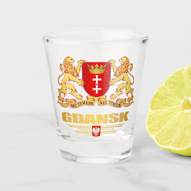 Gdansk COA Shot Glass (Front)