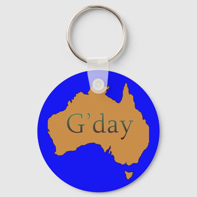 G'day Keychain (Front)