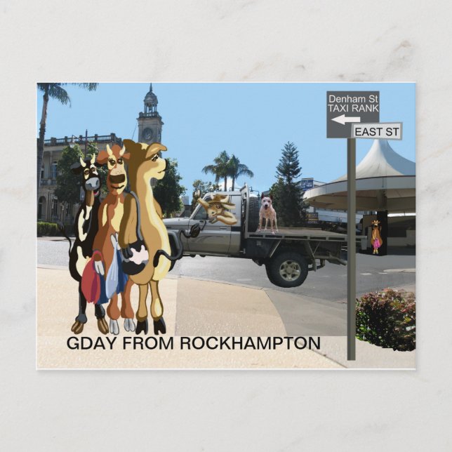 Gday ladies postcard (Front)