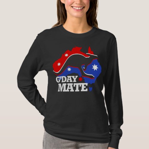 Gday Mate Australia Kangaroo Shirt