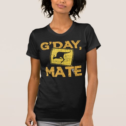 Gday Mate _ Funny Australia  Kangaroo T_Shirt