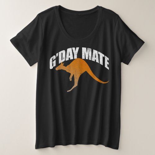 GDay Mate Shirt Funny Kangaroo Shirt Down Under Au