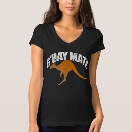 GDay Mate Shirt Funny Kangaroo Shirt Down Under Au