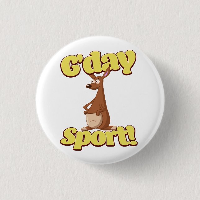 G'day Sport Button (Front)