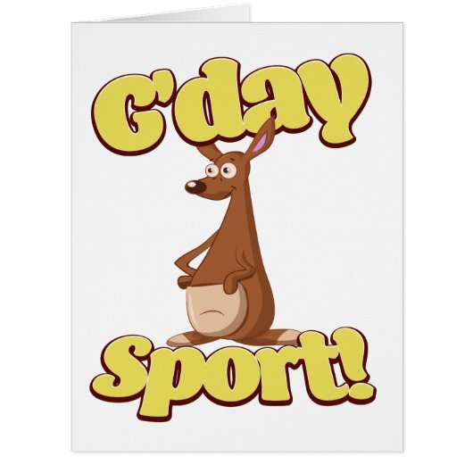 G'day Sport Cards (Front)