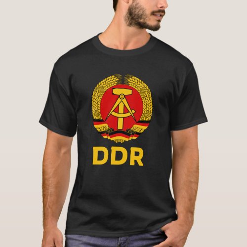 GDR coat of arms East Germany Fahne Gift Ossi T_Shirt