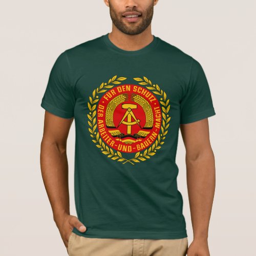 GDR DDR NVA Emblem German Communist East Germany T_Shirt