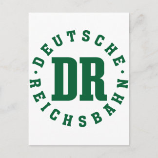 GDR / DDR Railway - Deutsche Reichsbahn Sign Postcard