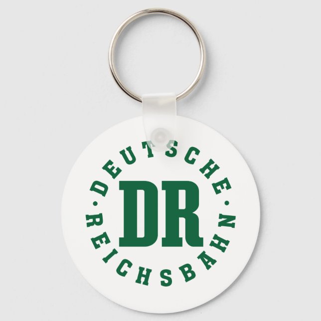 GDR. / DDR. Railway - German Reichsbahn Sign Keychain (Front)