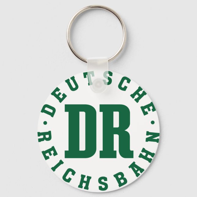 GDR. / DDR. Railway - German Reichsbahn Sign Keychain (Front)