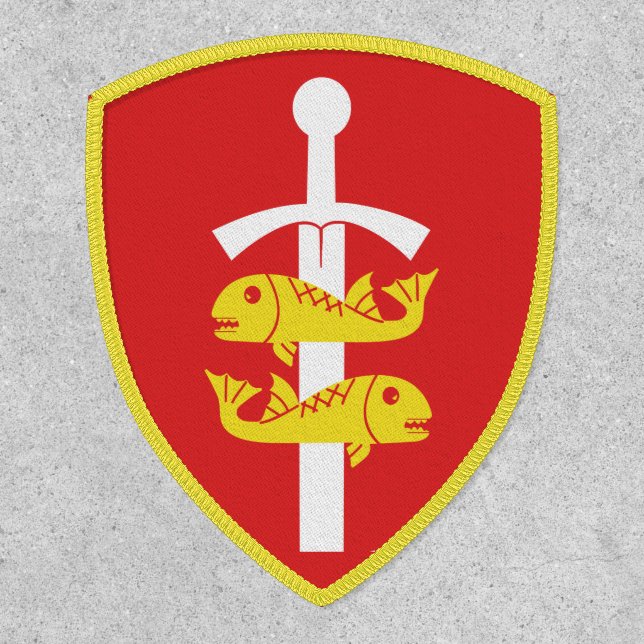 Gdynia coat of arms. POLAND Patch (Front)