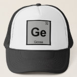 Ge - Goose Chemistry Periodic Table Symbol Bird Trucker Hat at Zazzle
