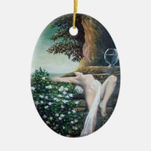 GEA MYRTLE AND WATER CERAMIC ORNAMENT