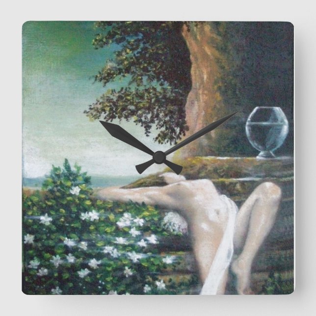 GEA ,MYRTLE AND WATER SQUARE WALL CLOCK (Front)