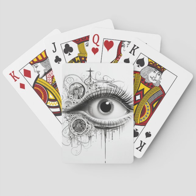 Gear Eye Playing cards (Back)