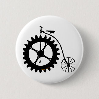 Gear Farthing Pinback Button