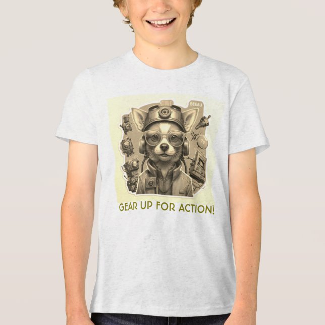 Gear For Action! Tri-Blend Shirt (Front)