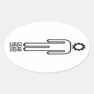 Gear Head Anonymous Sticker