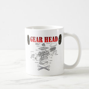 GEAR HEAD COFFEE MUG