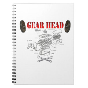 GEAR HEAD NOTEBOOK