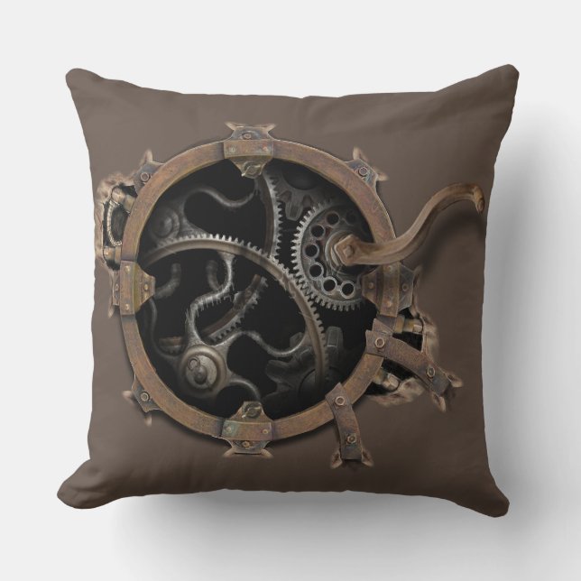 Gear Porthole Pillow - HIDDEN (Front)