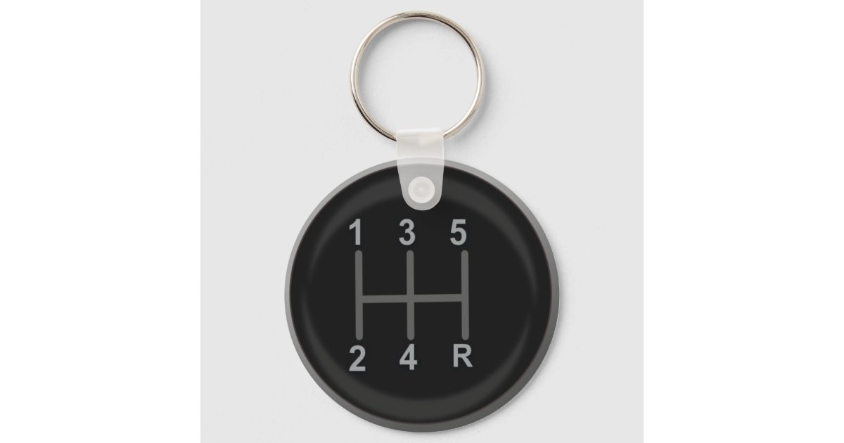 Gear Shift keychain Zazzle