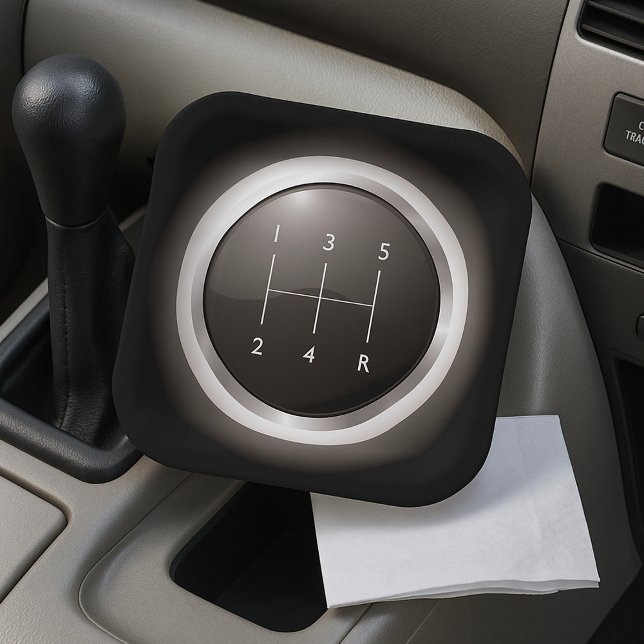 Gear Shift Manual Vehicle Paper Plates (Creator Uploaded)