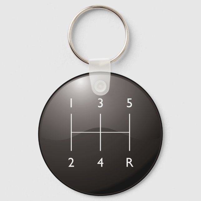 Gear Shifter Keychain (Front)